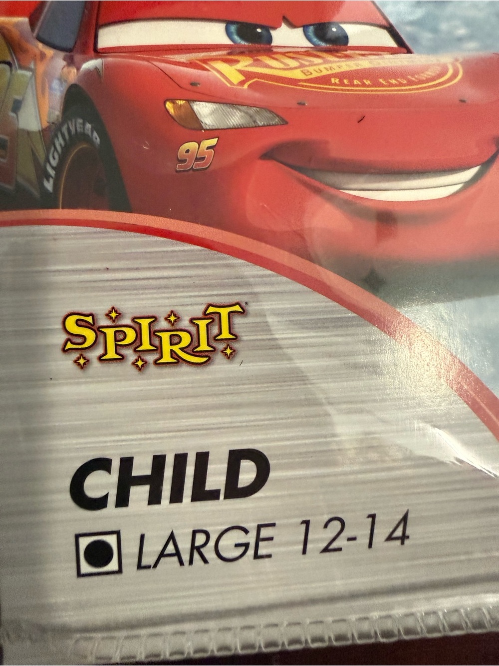 New Spirit Disney Pixar Cars Lightning McQueen Red Dress with Headband - Picture 2 of 3